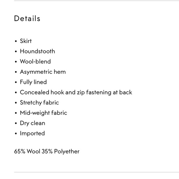 Alexander Wang Asymmetric Mini Skirt US6 New With Tags - Picture 7 of 10